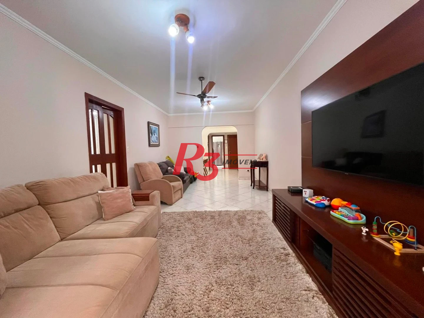 Apartamento com 3 dormitórios para alugar, 120 m² por R$ 7.500,00/mês - Aparecida - Santos/SP