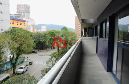 Apartamento com 3 dormitórios à venda, 132 m² por R$ 1.150.000,00 - Ponta da Praia - Santos/SP