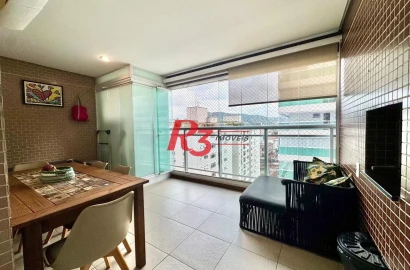 Apartamento à venda, 87 m² por R$ 1.150.000,00 - Pompéia - Santos/SP
