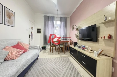 Apartamento à venda, 76 m² por R$ 450.000,00 - Encruzilhada - Santos/SP