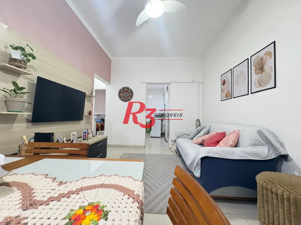 Apartamento à venda, 76 m² por R$ 450.000,00 - Encruzilhada - Santos/SP