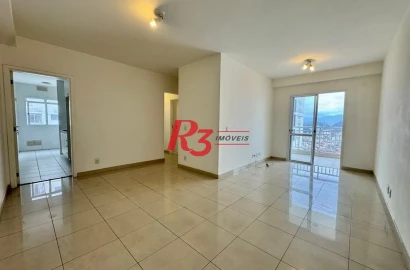 Apartamento para alugar, 84 m² por R$ 5.200,00/mês - Marapé - Santos/SP