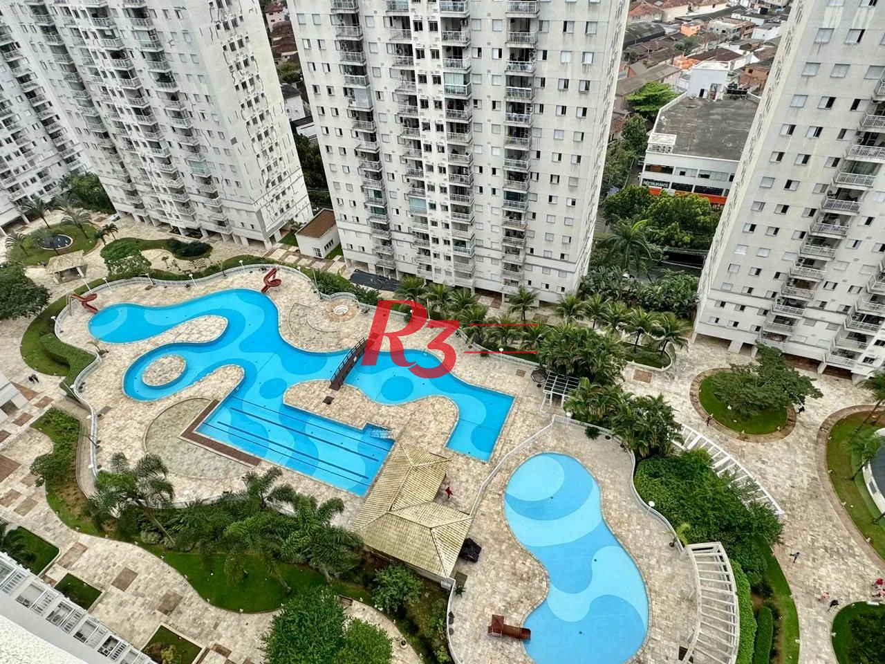 Apartamento para alugar, 84 m² por R$ 5.200,00/mês - Marapé - Santos/SP
