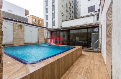 Casa com 3 dormitórios à venda, 275 m² por R$ 1.500.000,00 - Macuco - Santos/SP