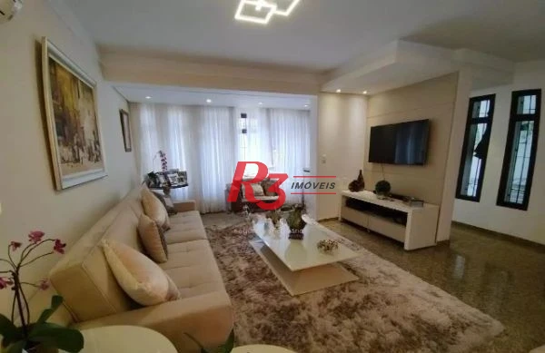 Casa com 3 dormitórios à venda, 250 m² por R$ 2.500.000,00 - Embaré - Santos/SP
