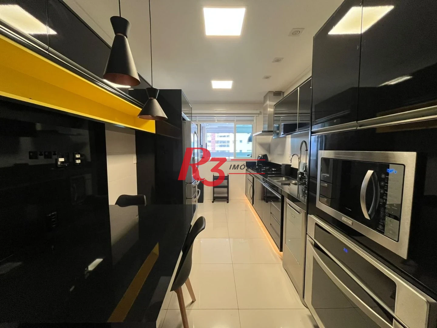 Apartamento com 3 dormitórios para alugar, 155 m² por R$ 20.000,00/mês - Ponta da Praia - Santos/SP