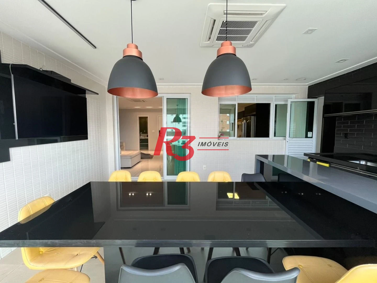 Apartamento com 3 dormitórios para alugar, 155 m² por R$ 20.000,00/mês - Ponta da Praia - Santos/SP
