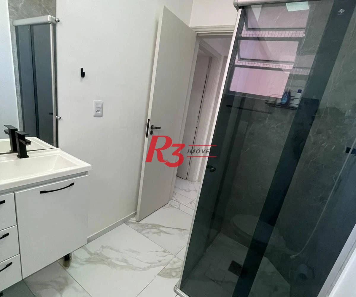 Apartamento com 2 dormitórios à venda, 70 m² por R$ 440.000,00 - Aparecida - Santos/SP