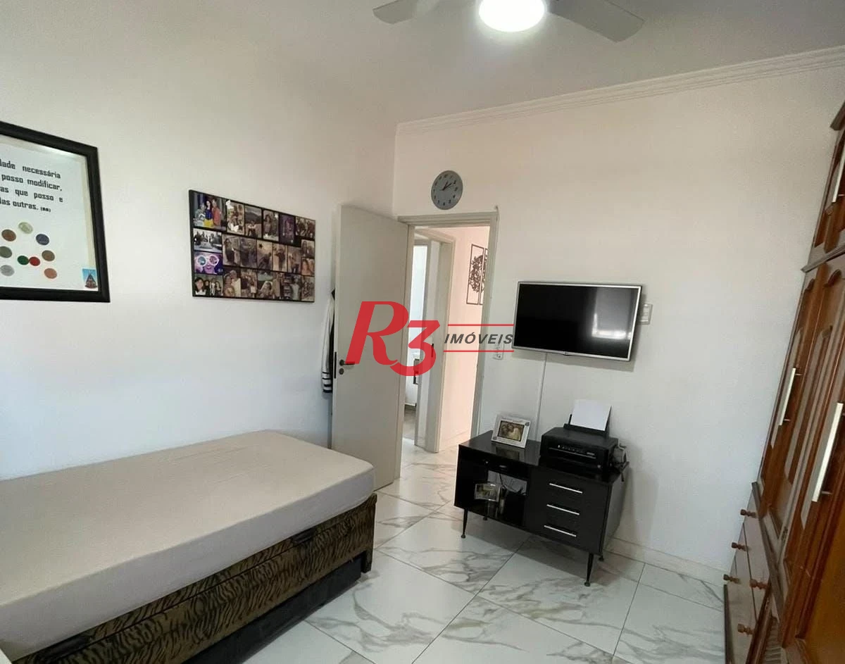 Apartamento com 2 dormitórios à venda, 70 m² por R$ 440.000,00 - Aparecida - Santos/SP