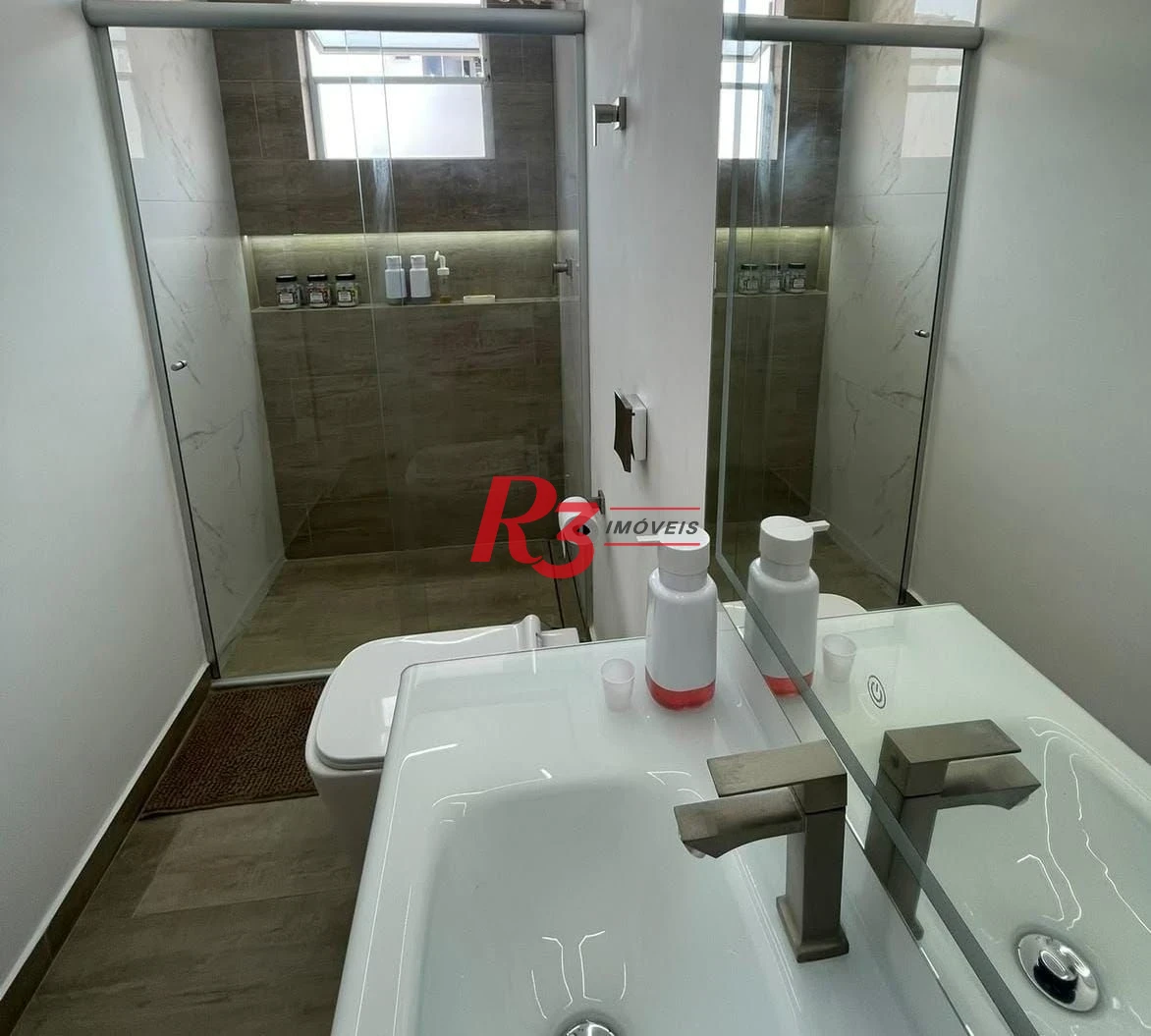 Apartamento com 2 dormitórios à venda, 70 m² por R$ 440.000,00 - Aparecida - Santos/SP
