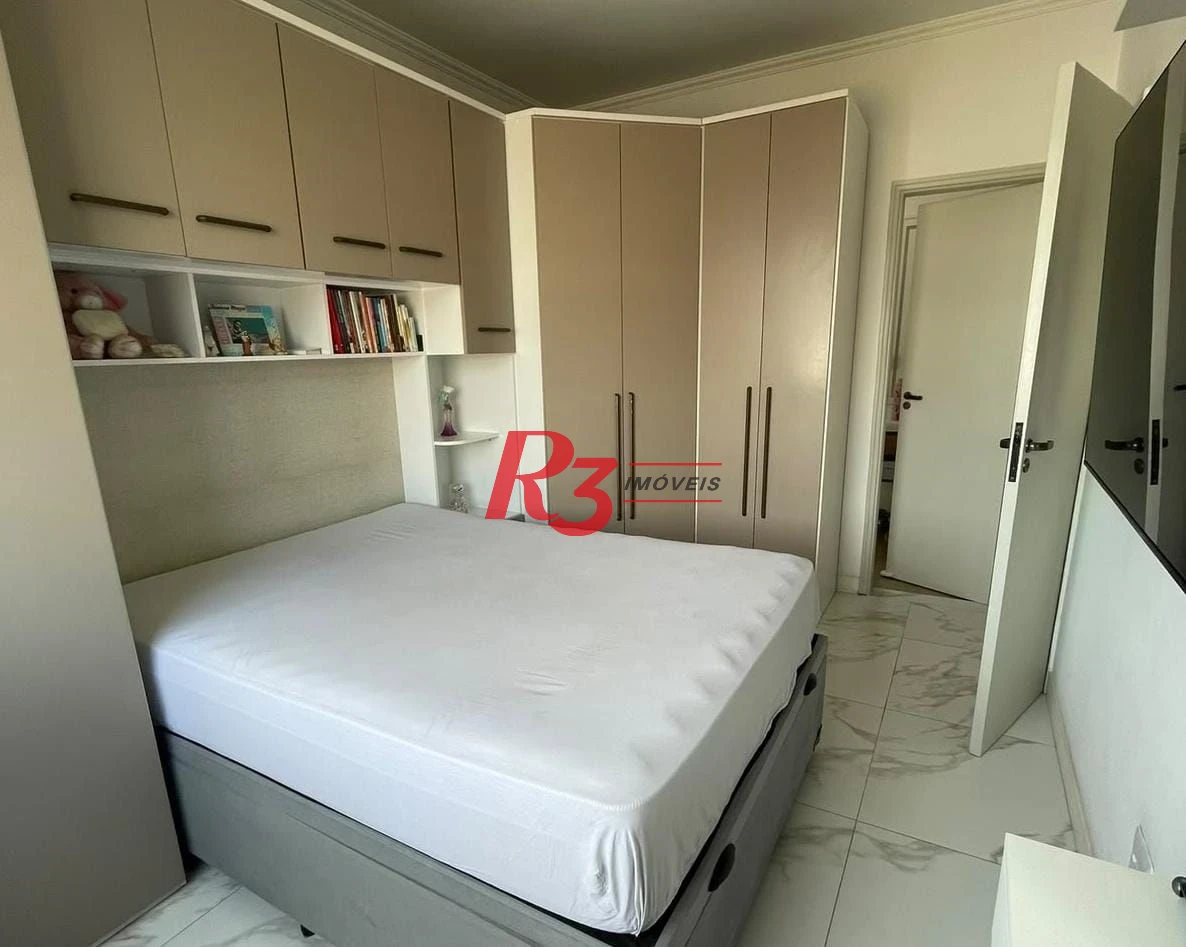 Apartamento com 2 dormitórios à venda, 70 m² por R$ 440.000,00 - Aparecida - Santos/SP