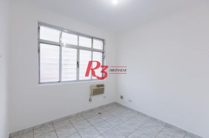 Apartamento com 1 dormitório à venda, 43 m² por R$ 380.000,00 - Embaré - Santos/SP