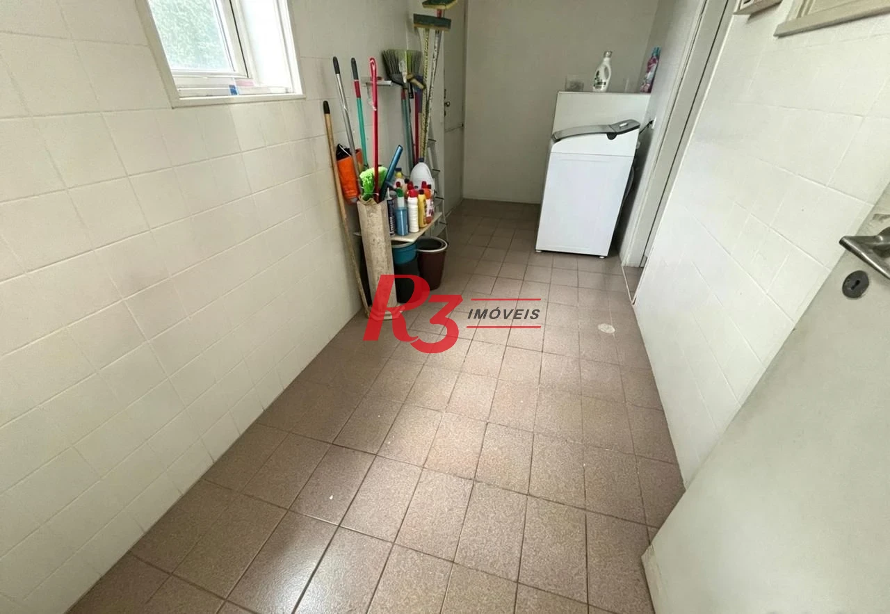Apartamento com 3 dormitórios para alugar, 137 m² por R$ 6.500,02/mês - Boqueirão - Santos/SP