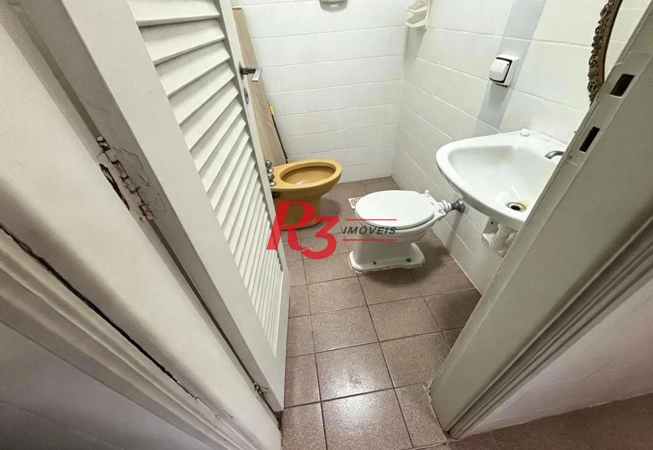Apartamento com 3 dormitórios para alugar, 137 m² por R$ 6.500,02/mês - Boqueirão - Santos/SP