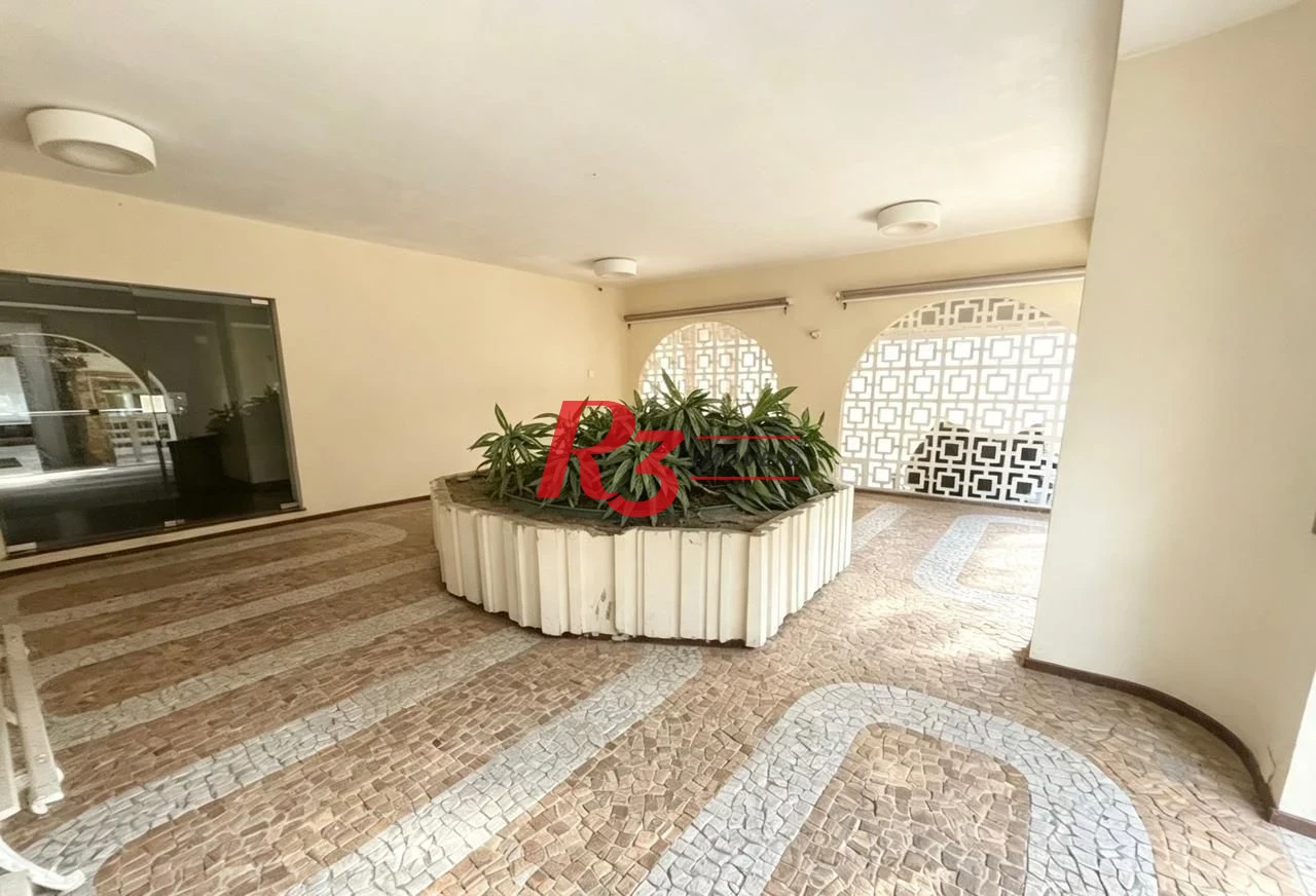 Apartamento com 3 dormitórios para alugar, 137 m² por R$ 6.500,02/mês - Boqueirão - Santos/SP
