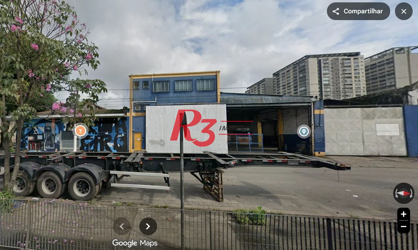 Galpão para alugar, 1100 m² por R$ 35.000,02/mês - Macuco - Santos/SP