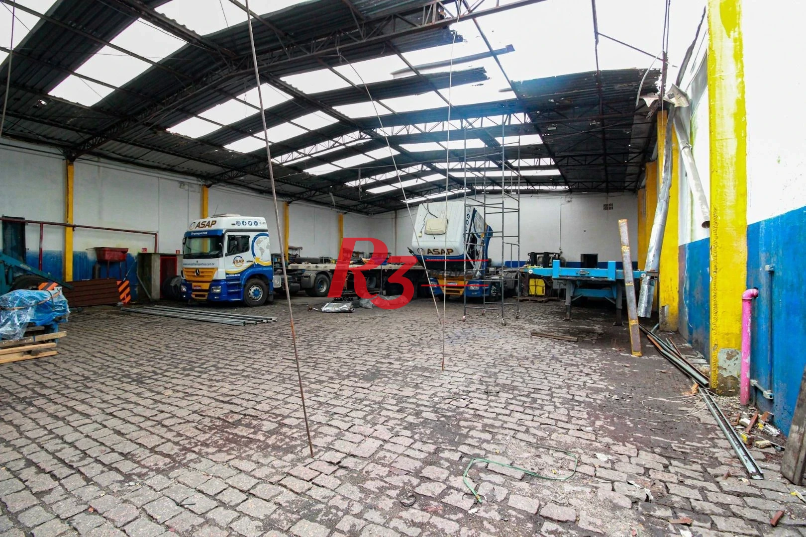 Galpão para alugar, 1100 m² por R$ 35.000,02/mês - Macuco - Santos/SP