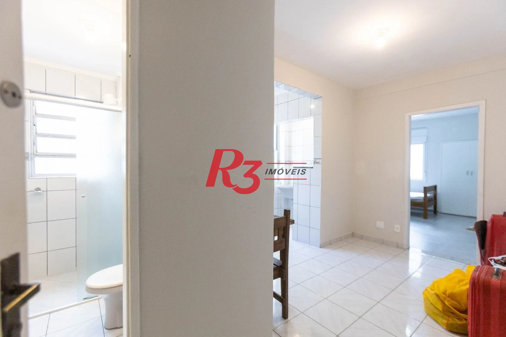 Apartamento com 1 dormitório para alugar, 48 m² por R$ 3.000,00/mês - Boqueirão - Santos/SP