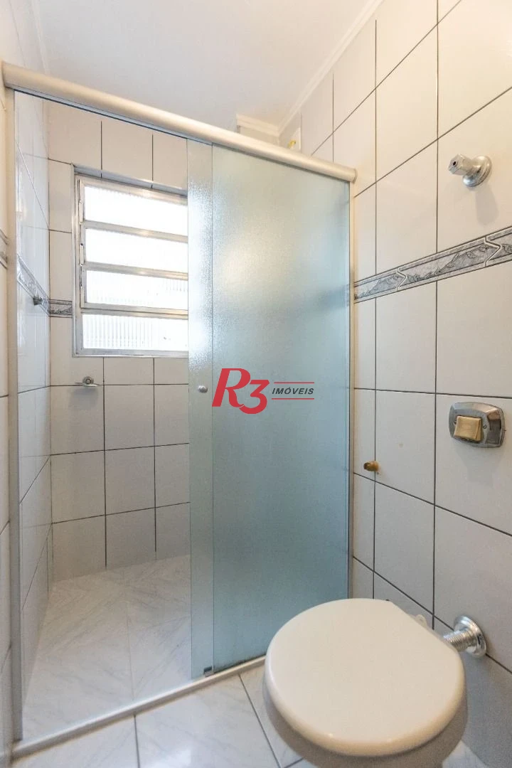Apartamento com 1 dormitório para alugar, 48 m² por R$ 3.000,00/mês - Boqueirão - Santos/SP