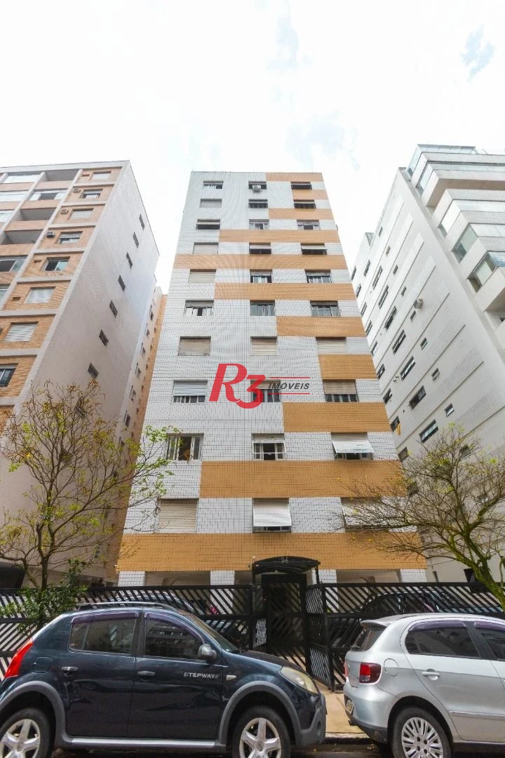 Apartamento com 1 dormitório para alugar, 48 m² por R$ 3.000,00/mês - Boqueirão - Santos/SP
