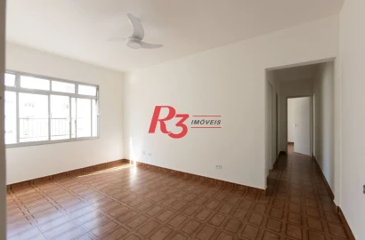 Apartamento com 1 dormitório para alugar, 54 m² por R$ 3.300,01/mês - Embaré - Santos/SP