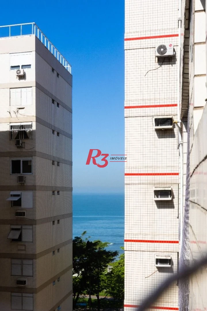 Apartamento com 1 dormitório para alugar, 54 m² por R$ 3.300,01/mês - Embaré - Santos/SP
