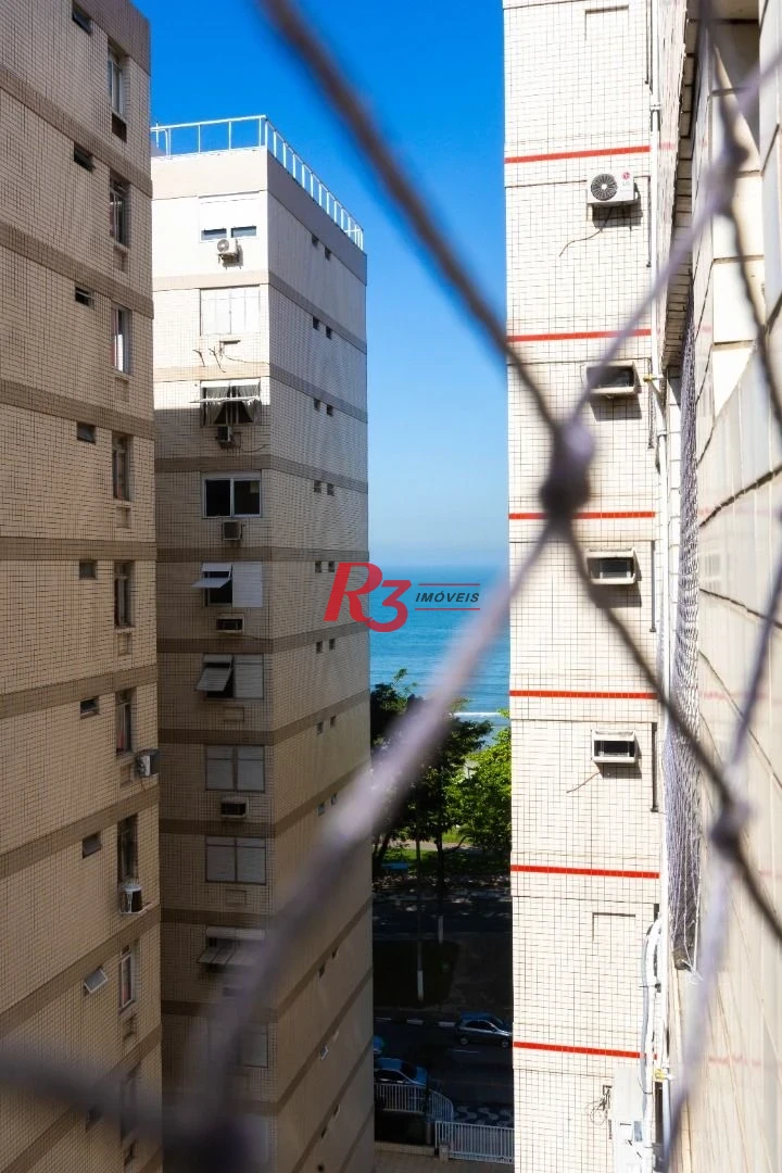 Apartamento com 1 dormitório para alugar, 54 m² por R$ 3.300,01/mês - Embaré - Santos/SP