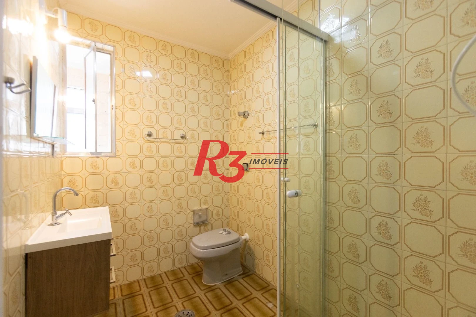 Apartamento com 1 dormitório para alugar, 54 m² por R$ 3.300,01/mês - Embaré - Santos/SP