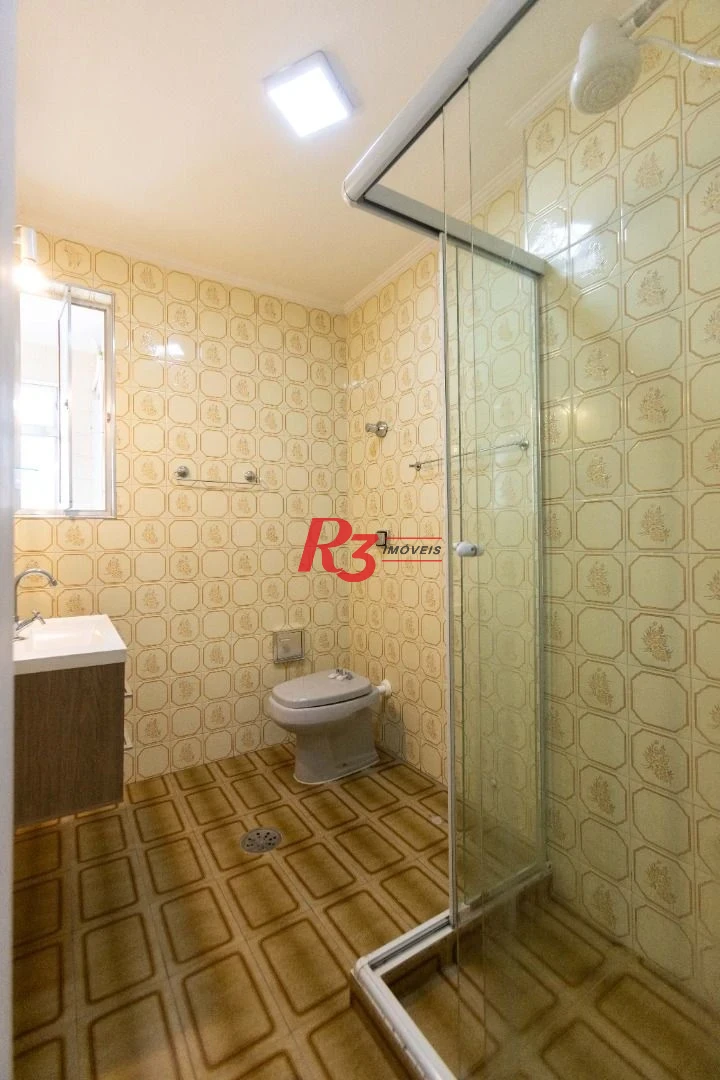 Apartamento com 1 dormitório para alugar, 54 m² por R$ 3.300,01/mês - Embaré - Santos/SP