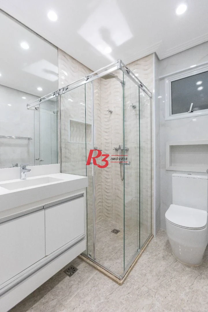 Apartamento com 3 dormitórios à venda, 110 m² por R$ 1.400.000,00 - Gonzaga - Santos/SP