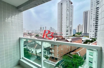 Apartamento com 2 dormitórios à venda, 68 m² por R$ 690.000,00 - Marapé - Santos/SP