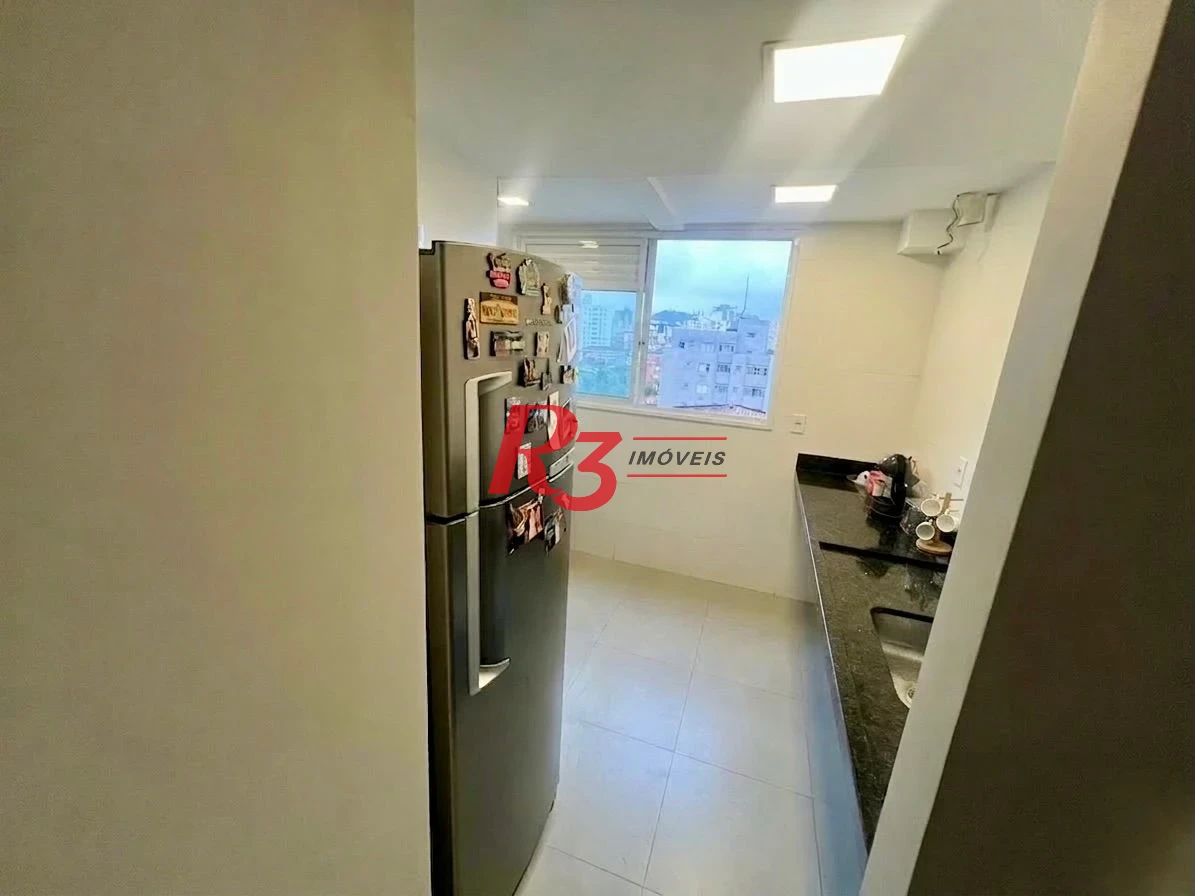 Apartamento com 2 dormitórios à venda, 68 m² por R$ 690.000,00 - Marapé - Santos/SP