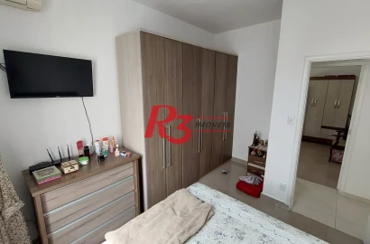 Apartamento com 3 dormitórios à venda, 89 m² por R$ 590.000,00 - José Menino - Santos/SP