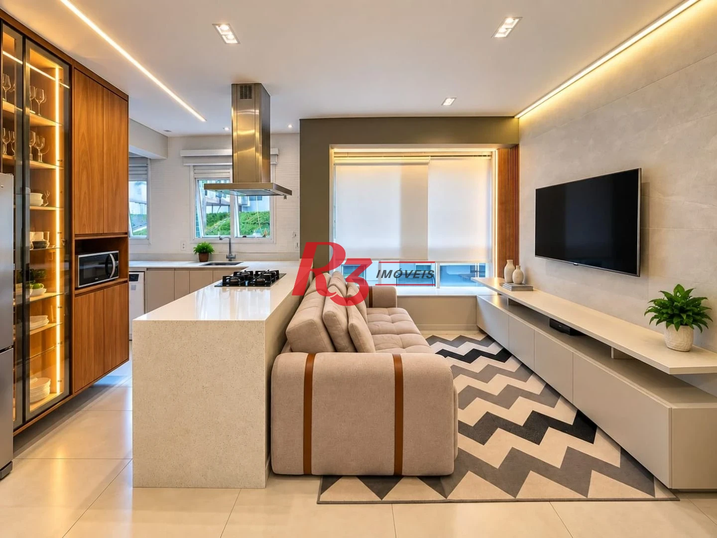 Apartamento com 2 dormitórios à venda, 63 m² por R$ 885.000,00 - Ponta da Praia - Santos/SP