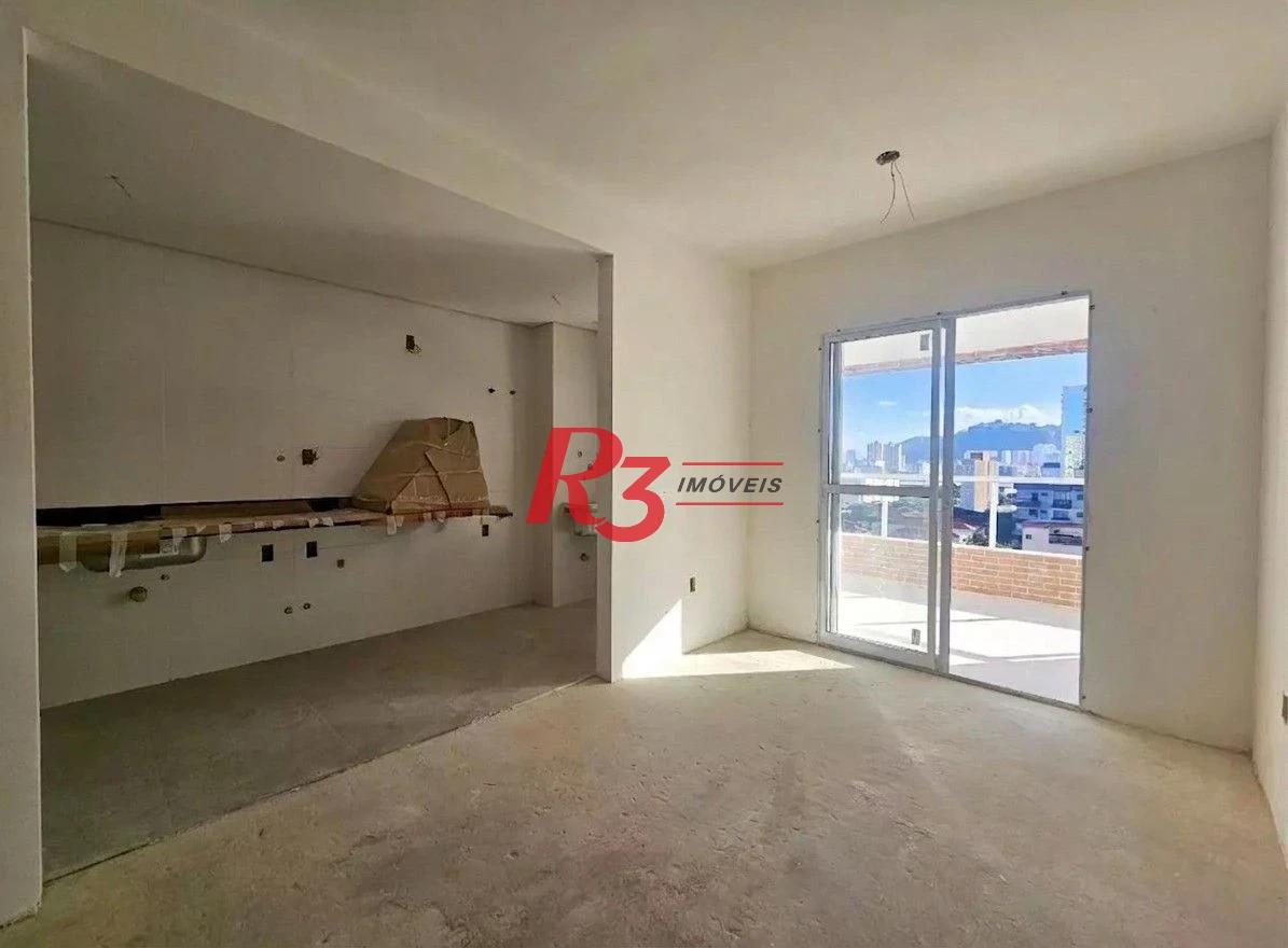 Apartamento com 2 dormitórios à venda, 72 m² por R$ 930.000,00 - Encruzilhada - Santos/SP