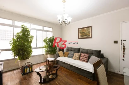 Apartamento com 2 dormitórios à venda, 88 m² por R$ 550.000,00 - Boqueirão - Santos/SP