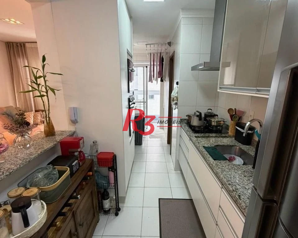 Apartamento com 2 dormitórios à venda, 114 m² por R$ 1.025.000,00 - Pompéia - Santos/SP
