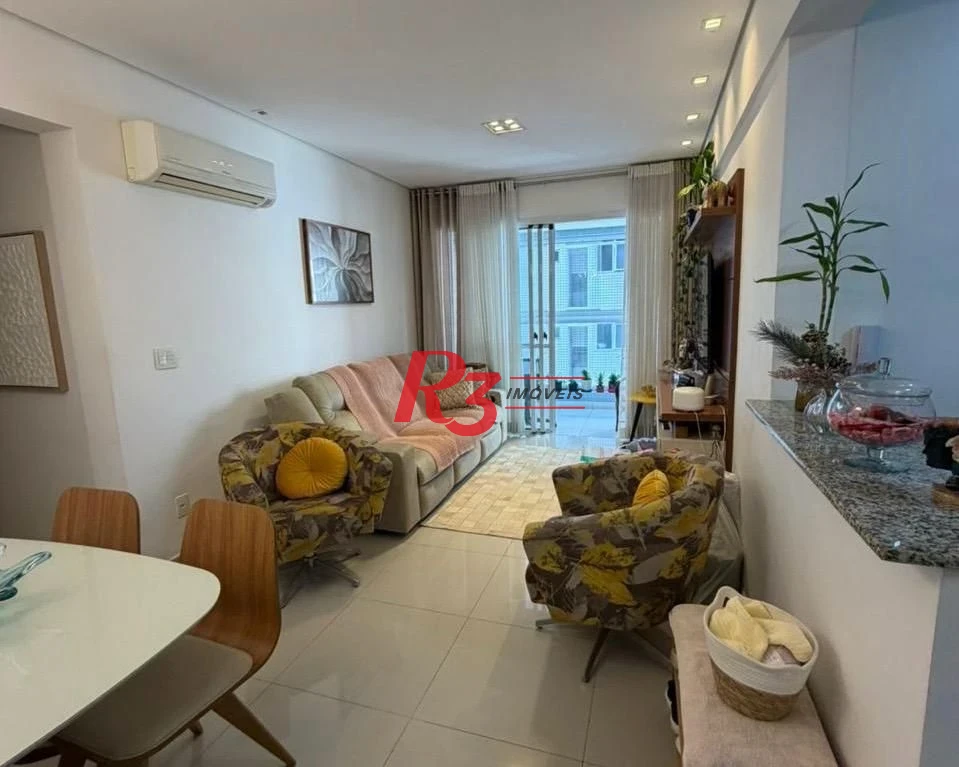 Apartamento com 2 dormitórios à venda, 114 m² por R$ 1.025.000,00 - Pompéia - Santos/SP
