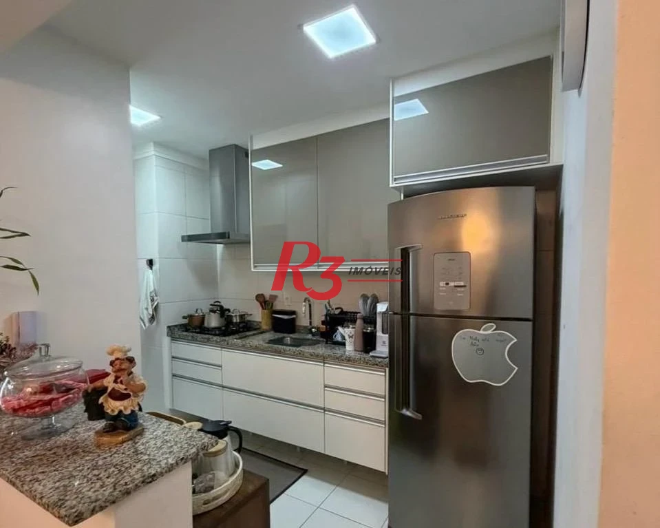 Apartamento com 2 dormitórios à venda, 114 m² por R$ 1.025.000,00 - Pompéia - Santos/SP