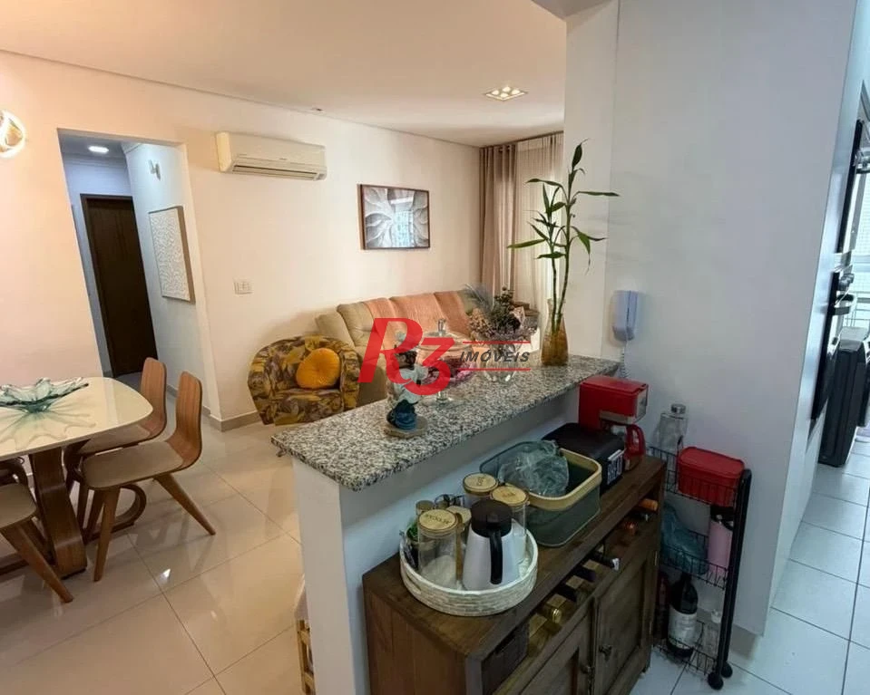 Apartamento com 2 dormitórios à venda, 114 m² por R$ 1.025.000,00 - Pompéia - Santos/SP