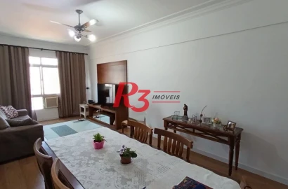 Apartamento com 2 dormitórios à venda, 94 m² por R$ 580.000,00 - Campo Grande - Santos/SP