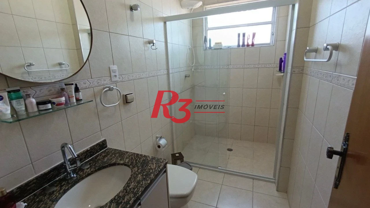 Apartamento com 2 dormitórios à venda, 94 m² por R$ 580.000,00 - Campo Grande - Santos/SP