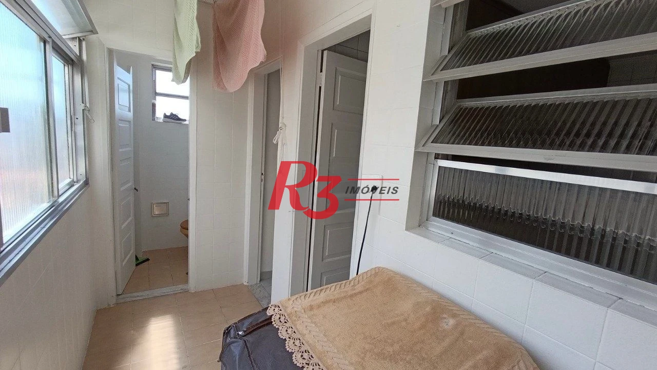 Apartamento com 2 dormitórios à venda, 94 m² por R$ 580.000,00 - Campo Grande - Santos/SP