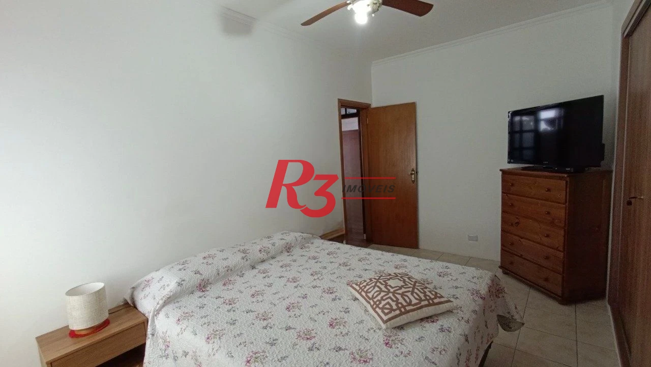 Apartamento com 2 dormitórios à venda, 94 m² por R$ 580.000,00 - Campo Grande - Santos/SP