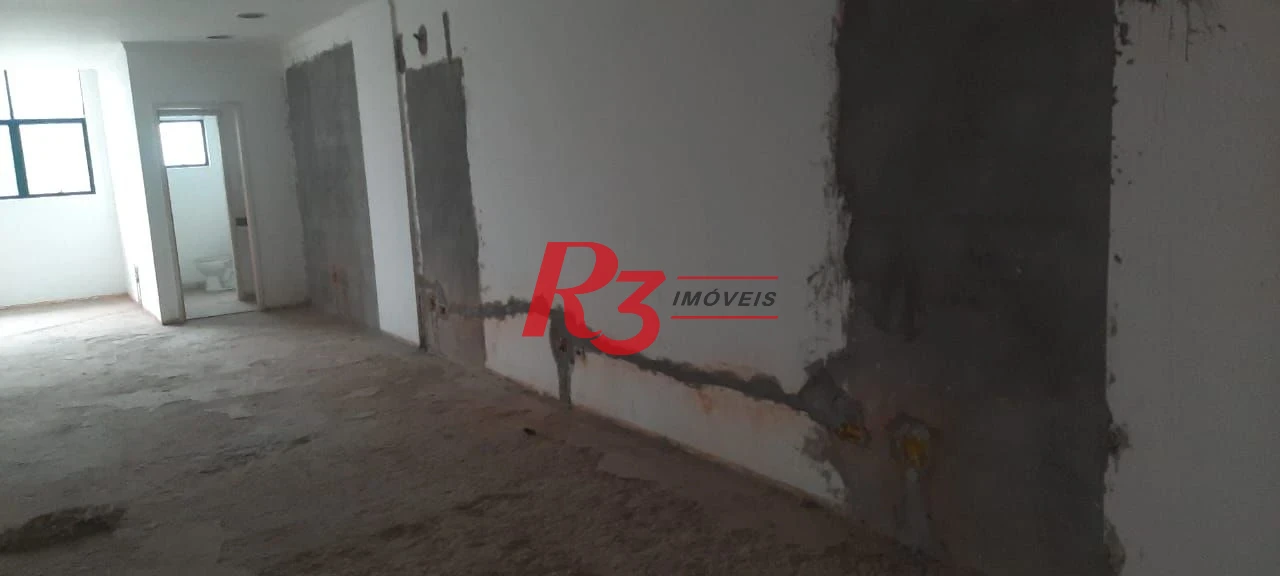 Sala para alugar, 90 m² por R$ 3.900,02/mês - Vila Mathias - Santos/SP