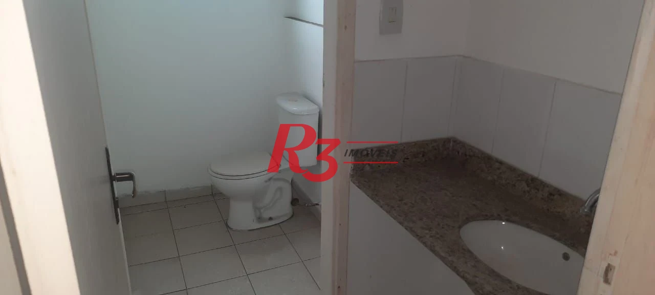 Sala para alugar, 90 m² por R$ 3.900,02/mês - Vila Mathias - Santos/SP