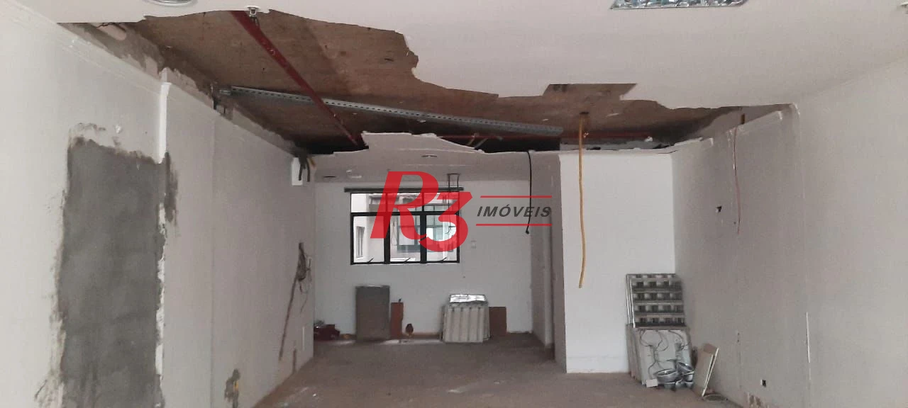Sala para alugar, 90 m² por R$ 3.900,02/mês - Vila Mathias - Santos/SP