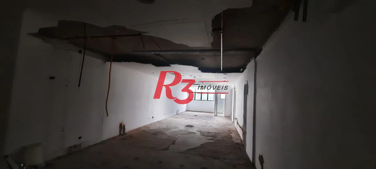 Sala para alugar, 90 m² por R$ 3.900,02/mês - Vila Mathias - Santos/SP