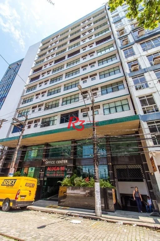 Sala para alugar, 90 m² por R$ 3.900,02/mês - Vila Mathias - Santos/SP