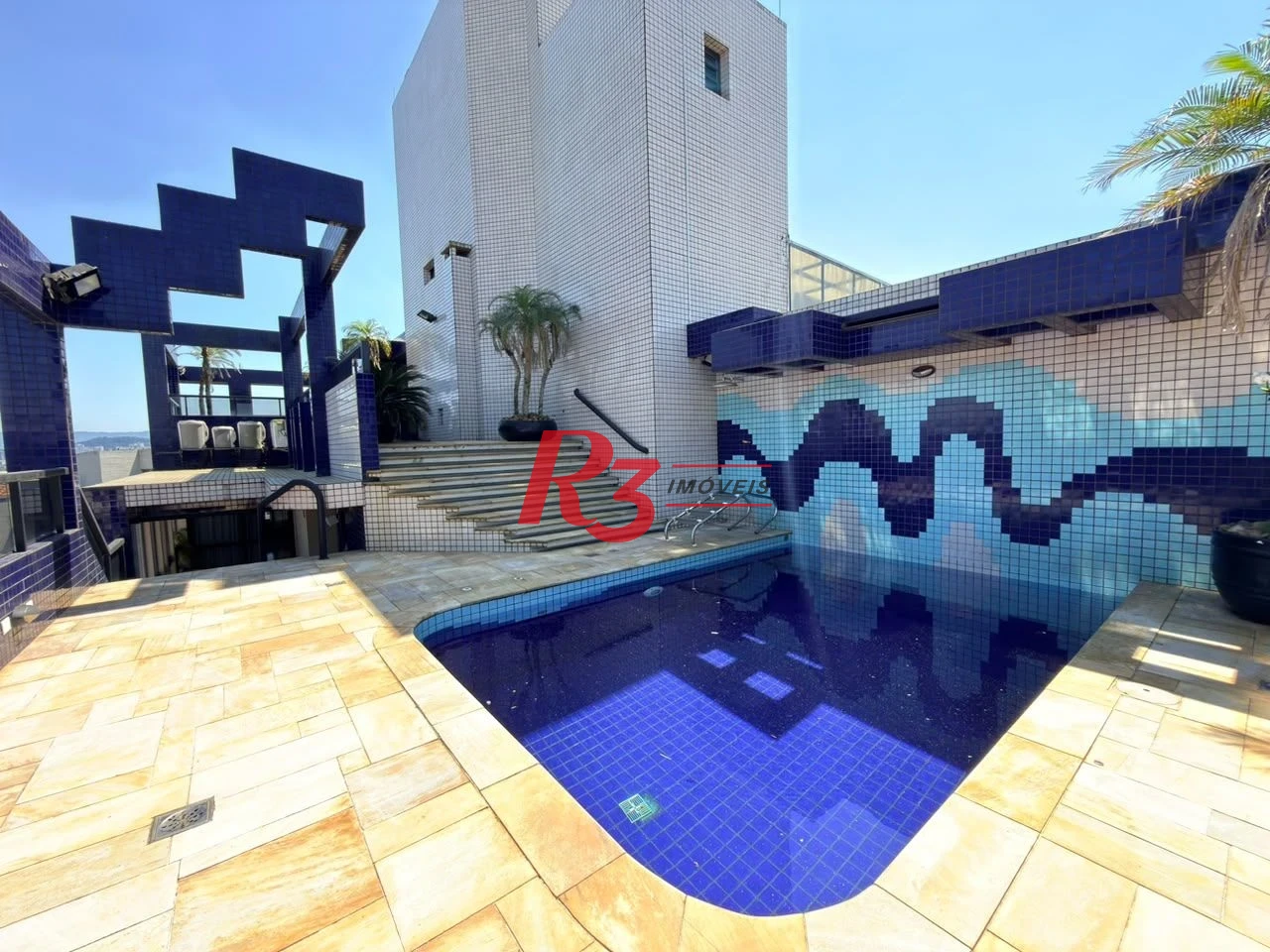 Cobertura com 3 dormitórios à venda, 400 m² por R$ 6.200.000,00 - Ponta da Praia - Santos/SP